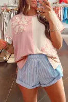 Flower Split Top